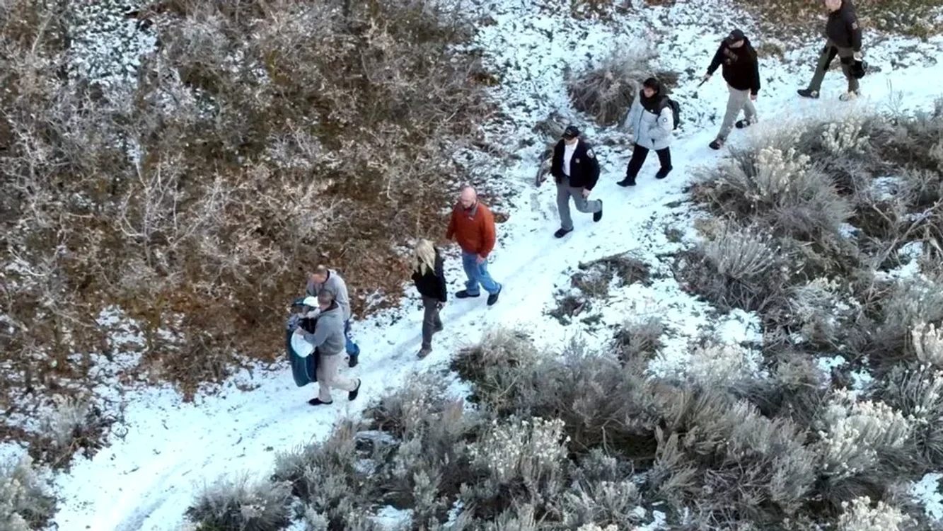 Adolescentul a fost găsit la 40 km nord de Riverdale. FOTO Poliția din Riverdale