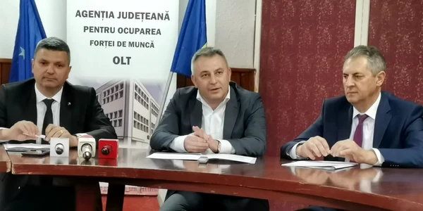preşedintele ANOFM Florin Cotoşman la Slatina