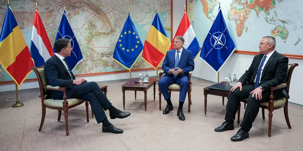 Mark Rutte cu Klaus Iohannis si Nicolae Ciuca 4 FOTO Presidency jpg
