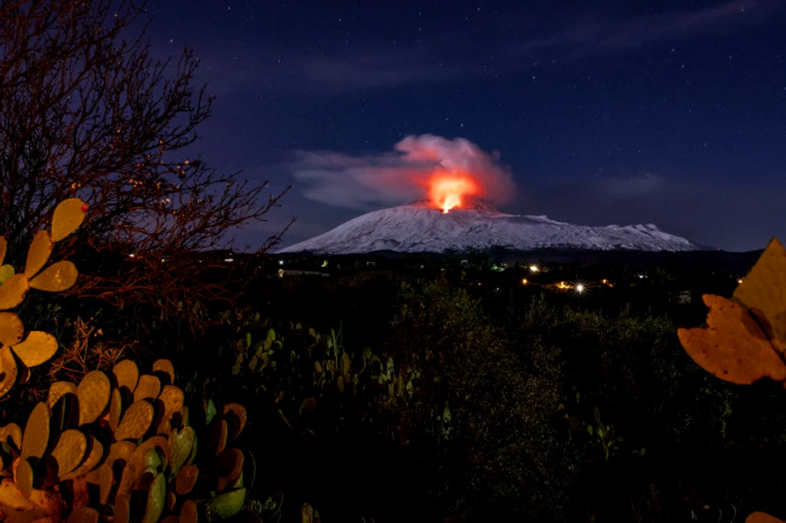 Vulcanul Etna a erupt Foto: Profimedia 