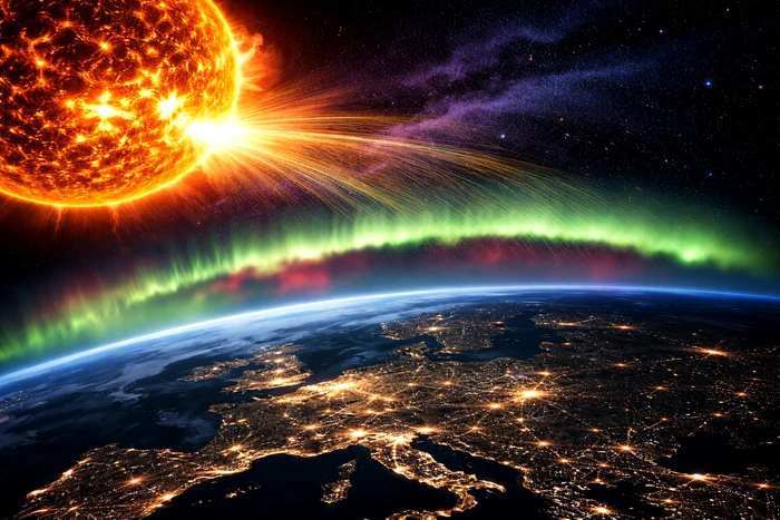 Furtuna geomagnetică de tip G2 poate provoca perturbări în câmpul magnetic al Pământul / foto: click