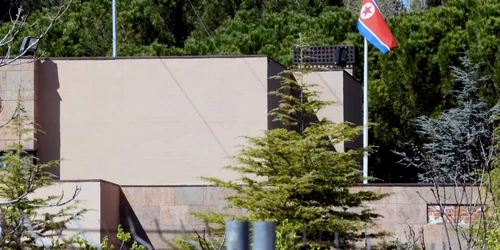 Ambasada Coreea de Nord Madrid Spania FOTO EPA-EFE