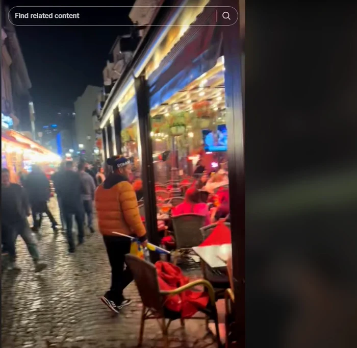 Daniel Cătălin Ciornei a fost prezent la manifestație. FOTO TikTok