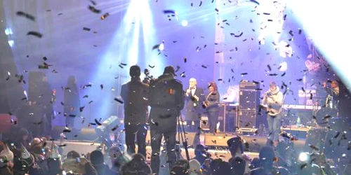 Marius Stan şi Sandra numarand secundele lui 2013