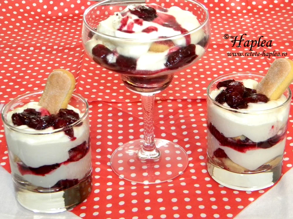 mousse de ciocolata alba cu sirop de visine poza 7 jpeg