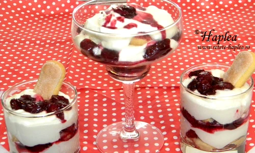 mousse de ciocolata alba cu sirop de visine poza 7 jpeg