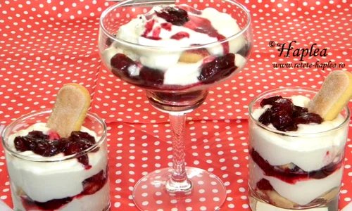 mousse de ciocolata alba cu sirop de visine poza 7 jpeg