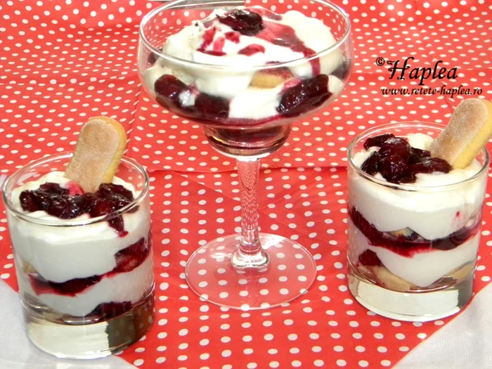 mousse de ciocolata alba cu sirop de visine poza 7 jpeg