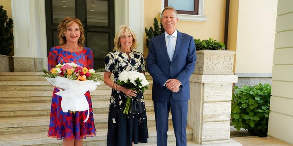 Carmen Iohannis cu Jill Biden si Klaus Iohannis FOTO Presidency