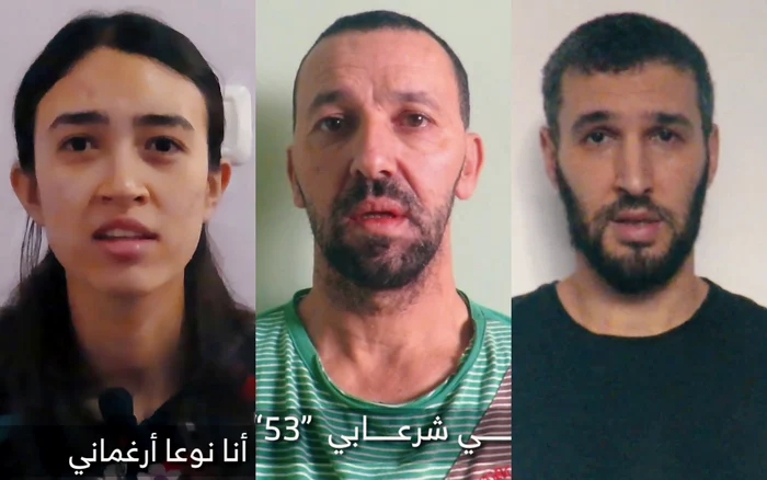 Cei trei ostatici care apar în noua filmare Hamas FOTO The Times of Israel