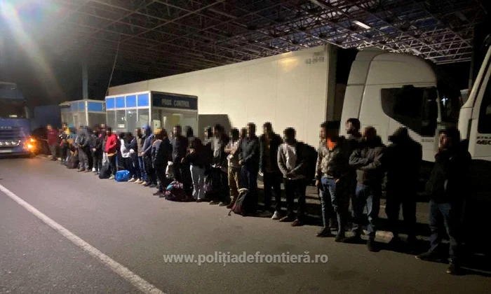 Este vorba despre persoane din mai multe țări FOTO Poliția de Frontieră