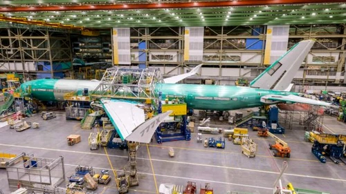 boeing 777x construire aripi pliate foto boeing