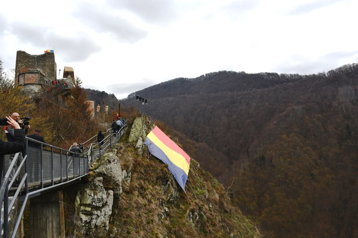 Cetatea lui Vlad Țepeș de la Poenari, redeschisă pentru public (© Consiliul Județean Argeș)
