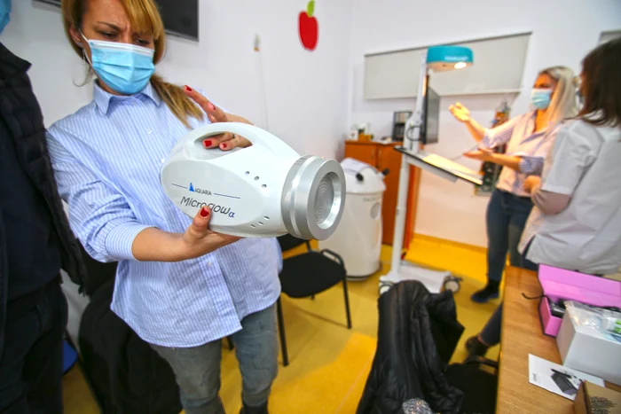 Zeci de echipamente pentru combaterea infecțiilor nosocomiale, la Spitalul TBC FOTO: CJ Galați