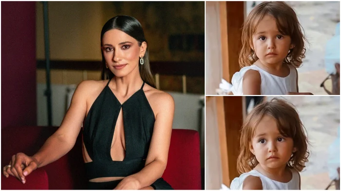 Ce a pățit adorabila Lia, fiica Danei Rogoz? Foto: colaj Facebook
