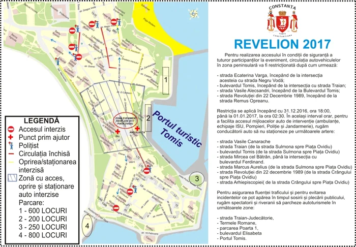 harta restrictii circulatie constanta