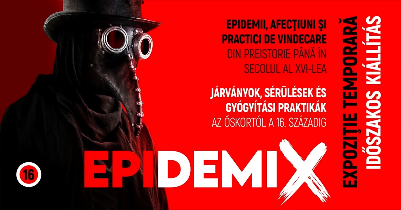 Muzeul de Istorie și Arheologie din cadrul Muzeului Județean Mureș găzduiește expoziția „EPIDEMIX. Epidemii, afecțiuni și practici de vindecare din preistorie până în secolul al XVI-lea”