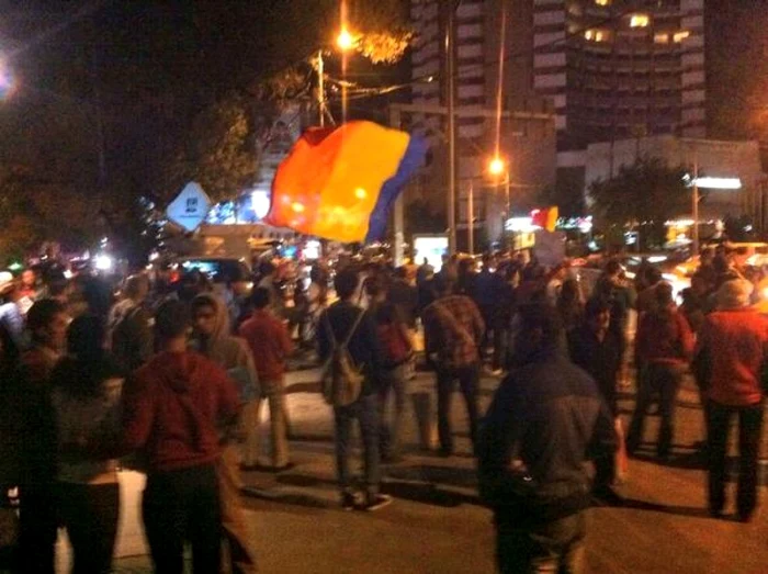 A 14-a zi de proteste în centrul Capitalei      FOTO: vice.com