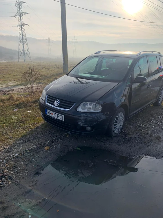 Bărbatul care conducea maşina fără să deţină permis de conducere a fost urmărit pe mai multe străzi din municipiul Slatina FOTO: martor