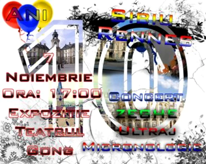 Sibiu: Zece ani de parteneriat între Sibiu şi Rennes, sărbătoriţi prin expoziţii şi concerte