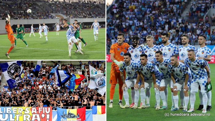 Corvinul Hunedoara s-a calificat în turul al doilea preliminat al Europa League. Foto: Daniel Guță.
