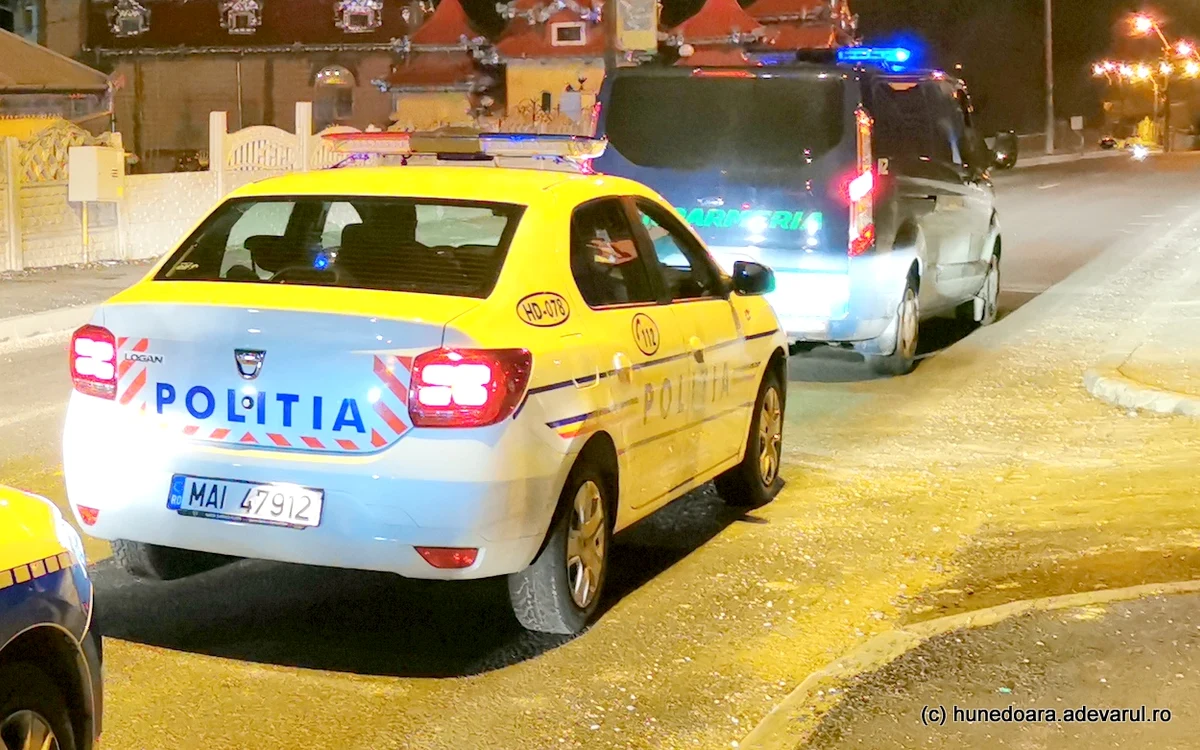 Polițiștii i-au găsit pe medic și pe adolescent într-o mașină, sub un pod FOTO Arhivă