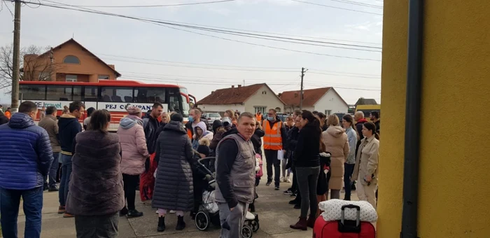 Primul grup de refugiaţi ucraineni a ajuns în Timiş Foto Daniel Dancea