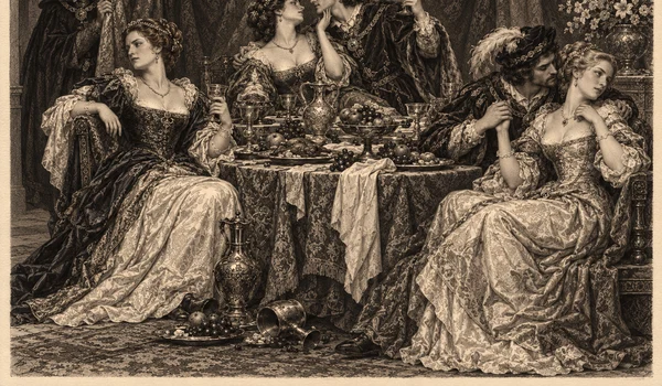 Jealous Gaze at the Renaissance Banquet png