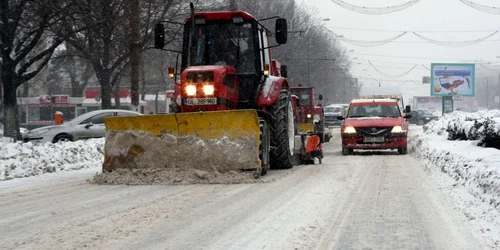 Iarna a pus stăpânire pe judeţul Galaţi 