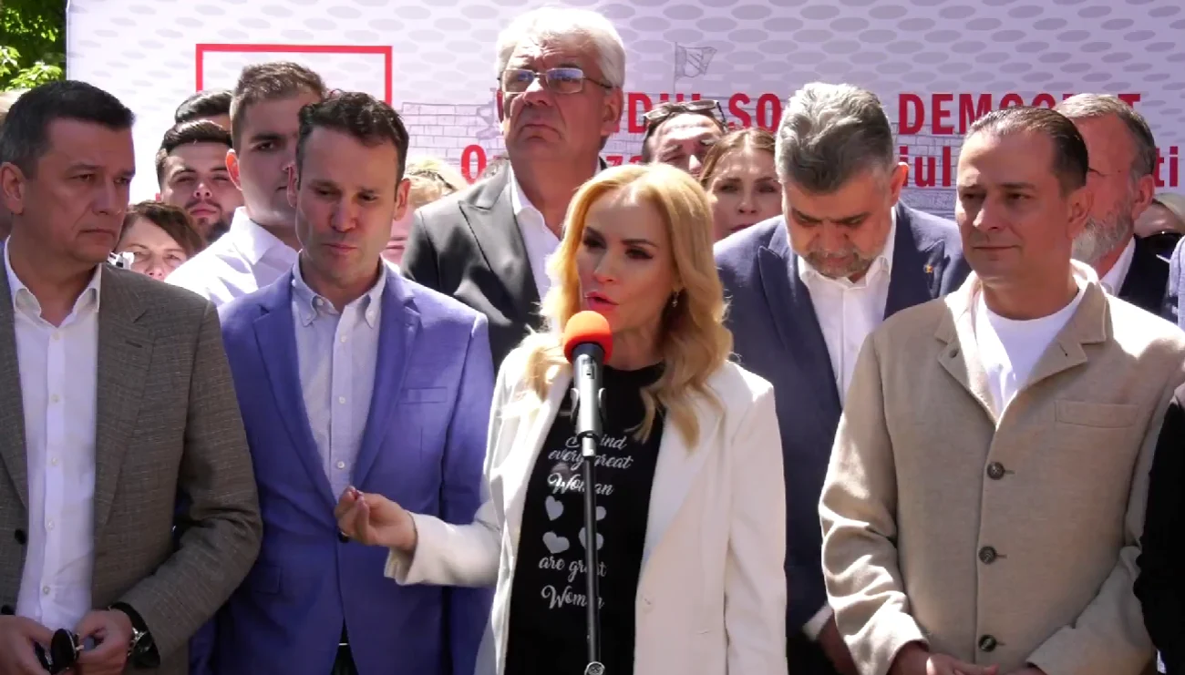 Gabirela Firea a avut un mesaj pentru femeile care au susținut-o FOTO Captură video 
