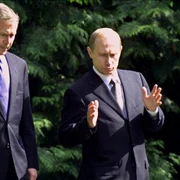George W Bush Vladimir Putin 2001 FOTO AP