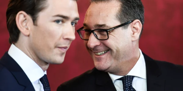 Kurz Strache EPA