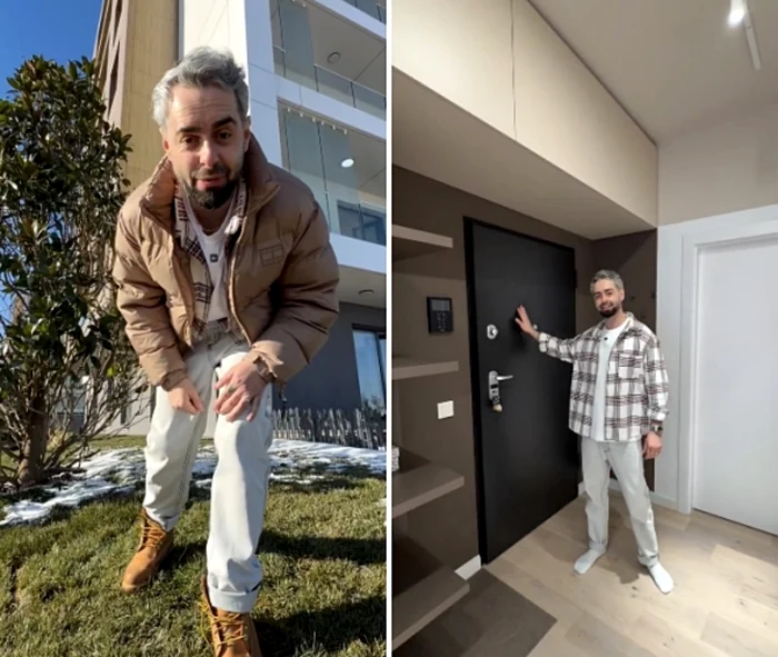 Cum arată apartamentul lui Radu Bucălae / Foto: captură video Instagram