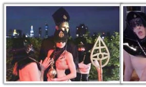 Orgia începe cu  şedinţe de striptease;     partide de sex  între femei;     şi dans pe mese jpeg