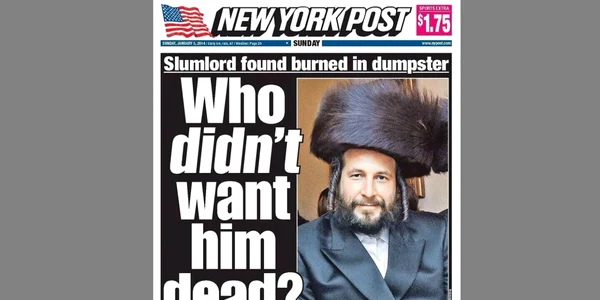 new york post coperta evreu