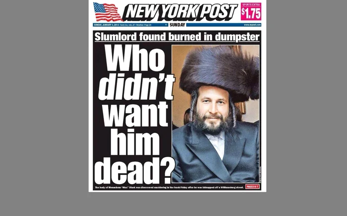 „Cine nu l-ar vrea mort?“ se întreabă New York Post pe prima pagină.