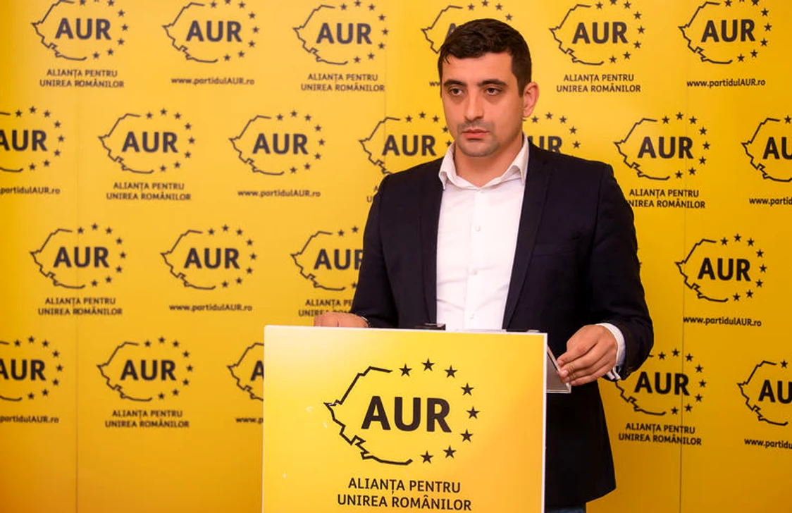 George Simion a fost așteptat duminică la Craiova, după suspendarea confucerii filialei Foto: Arhivă