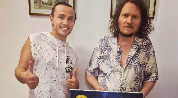 Mihai și fratele lui Vasile Trăistariu foto: Facebook 
