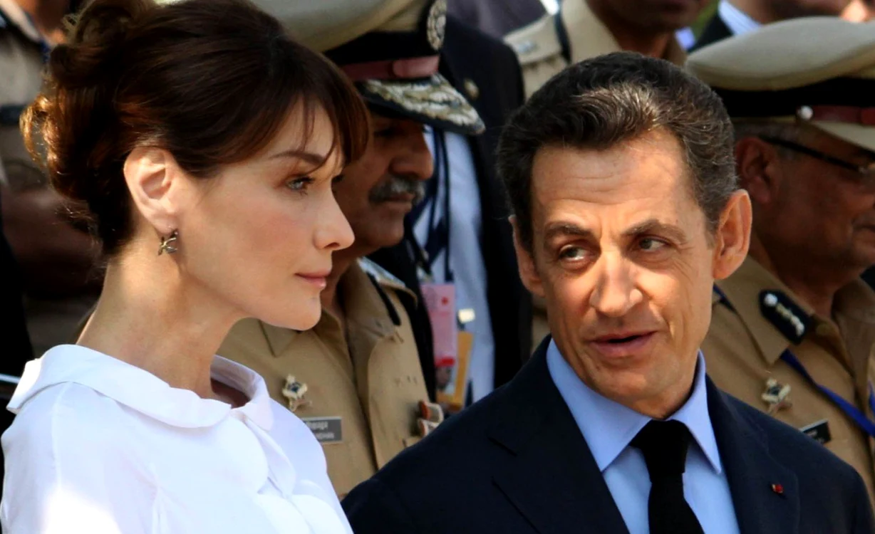 Carla Bruni și Nicolas Sarkozy FOTO: Arhivă