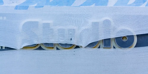 Lucrări la Cinema Studio din Timişoara FOTO Fidografia