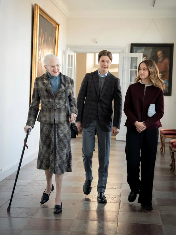Prințul Vincent și Prințesa Josephine, cu bunica, Regina Margareta a Danemarcei, Foto Casa Regală (5) jpg