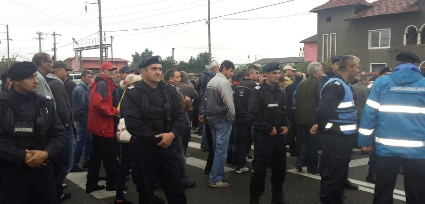 Protestul angajaţilor de la RAAN FOTO Corina Macavei