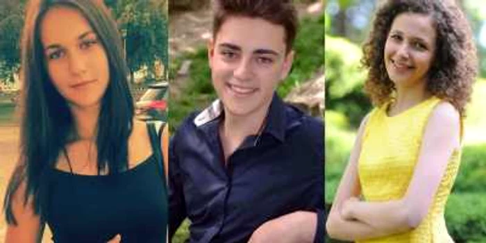 Elevii din Timiş care au luat nota 10 la Evaluarea Naţională. De la stânga la dreapta: Bianca Dragoş (Şcoala Generală 16), Răzvan Florescu (Şcoala Generală 16), Raluca Dragomir (Grigore Moisil)