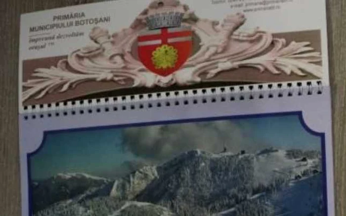 Calendarul Botoşaniului are imagini cu staţiuni montane şi de pe litoral FOTO Cosmin Zamfirache