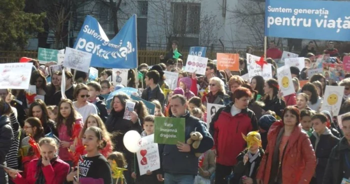 „Marşul pentru viaţă” se organziează şi la Slobozia FOTO: adevarul.ro