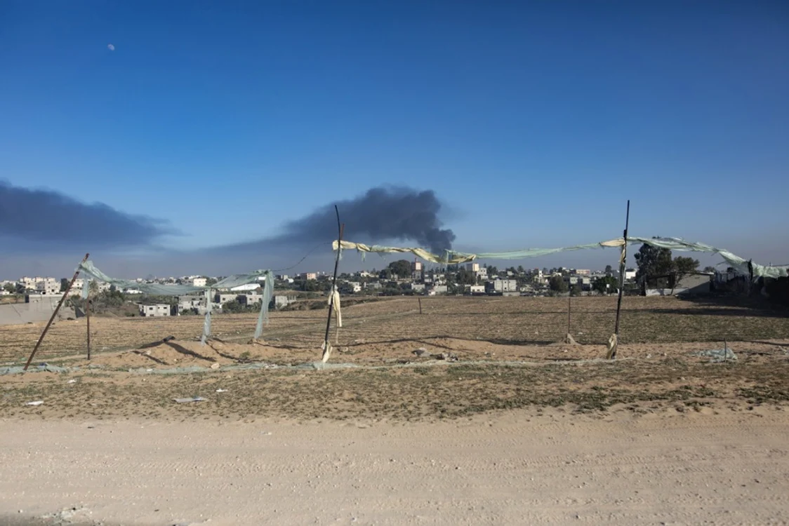 Bombardamente israeliene în Khan Younis FOTO EPA-EFE