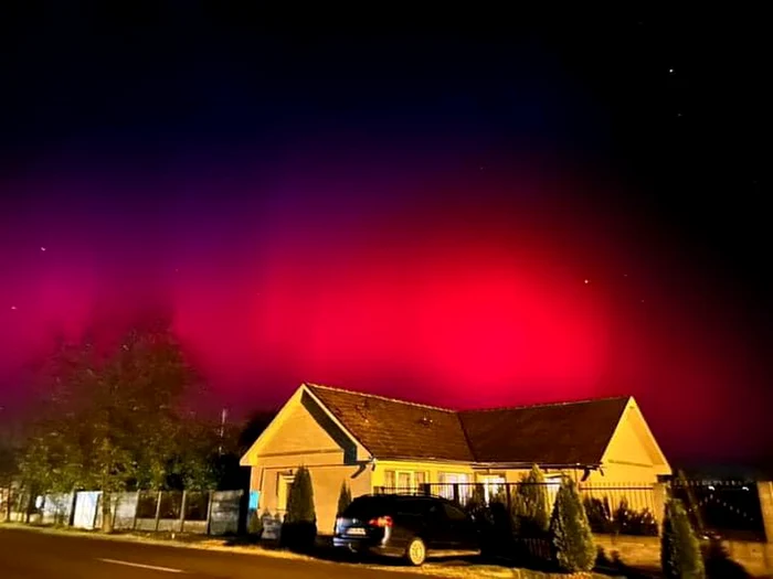 Imagine surprinsă în Mădăras de Iuliu Valeriu Jambor (sursa: Facebook / Meteo Tulca-Bihor)