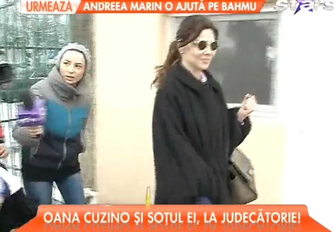Oana a venit la Judecătorie într-o ţinută elegantă
