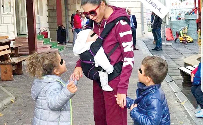 Bogdan Ionescu, fostul soţ, o secondează perfect cu copiii