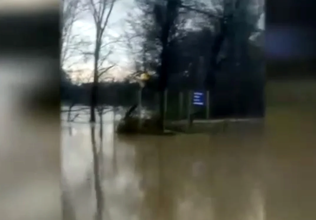 Apele au acoperit zeci de gospodării FOTO